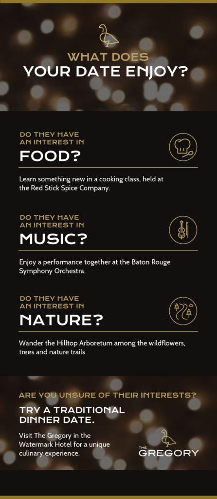Romantic Things To Do in Baton Rouge Infographic