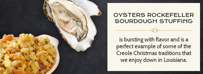 oysters rockefeller sourdough stuffing